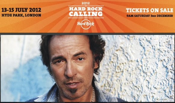 Bruce Springsteen Ticket Packages Hard Rock VIP Package 2012 Bruce 
