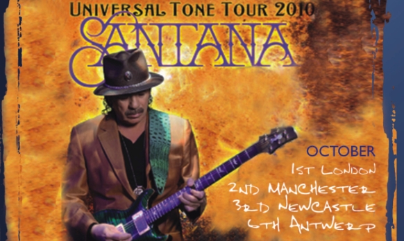 carlos santana tour schedule