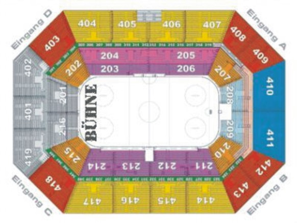 Sap Arena Mannheim Seating Chart