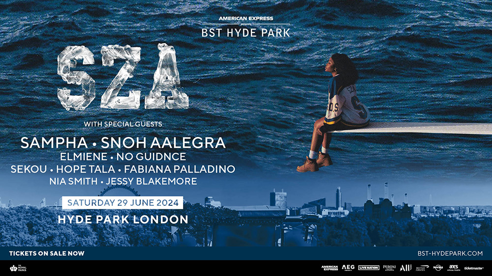 SZA BST Hyde park 29 June 2024 - Official VIP Ticket Experiences