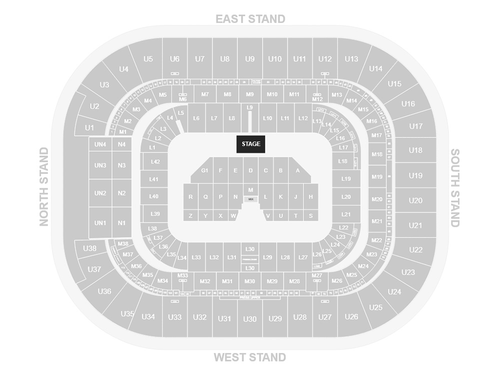 Andrea Bocelli - Principality Stadium 08 May 2027 - Guide to seating plan