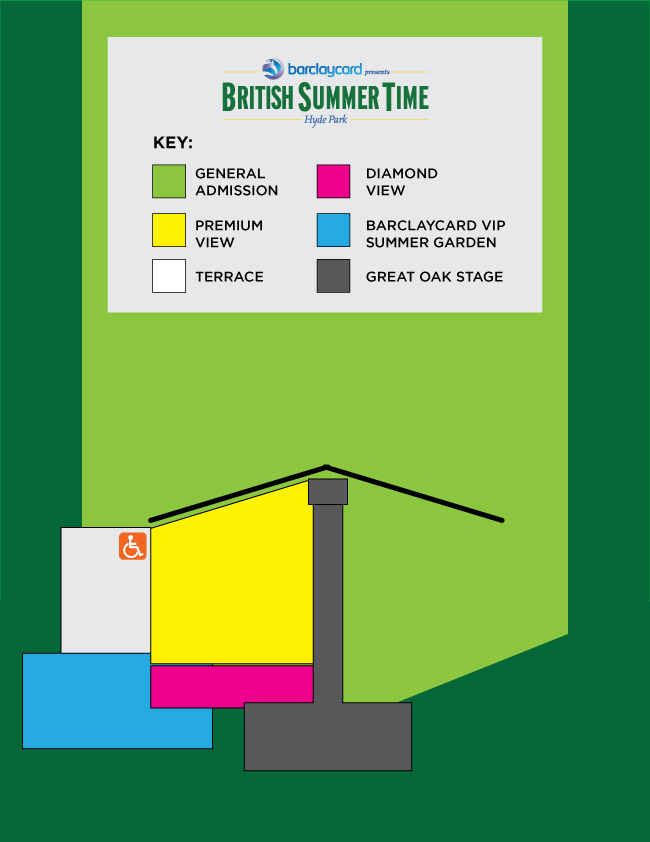 Hyde Park Seating Chart