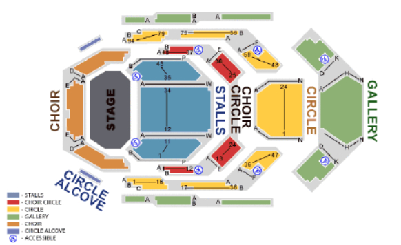 Bridgewater Hall Seating Chart