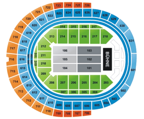 Lanxess Arena Seating Chart