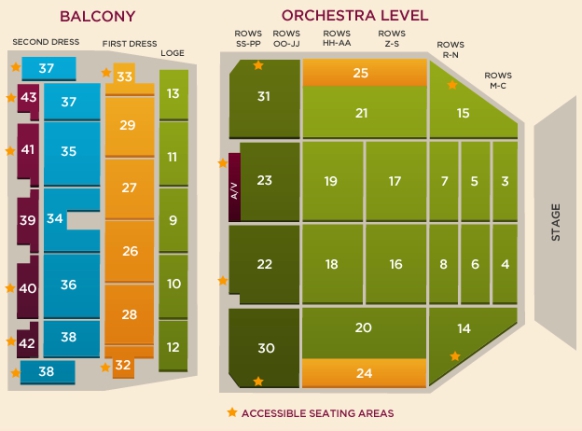 Providence Performing Arts Center Seating Chart