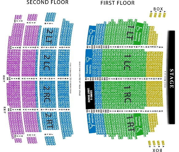 Seating Chart For Riverside Theatre Milwaukee Wi