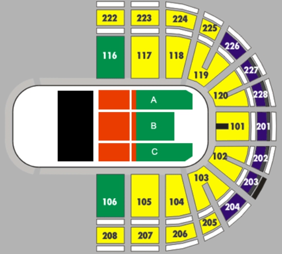 Scotiabank Place Ottawa Seating Chart