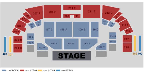 Oslo Spektrum Seating Chart