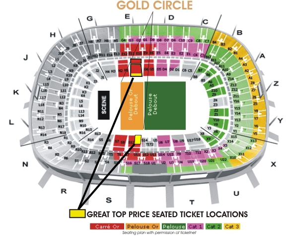 Stade De France Seating Chart