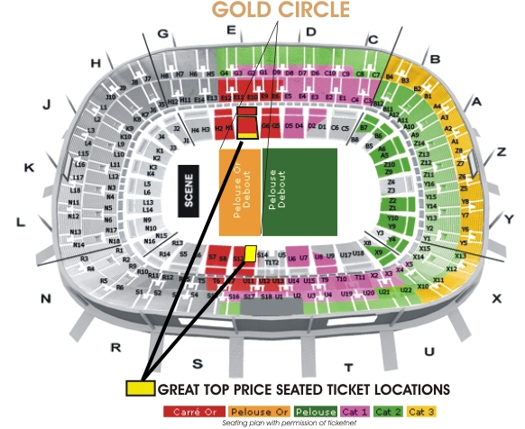 Stade De France Concert Seating Chart