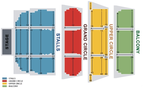 Theatre Royal Drury Lane Seating Chart