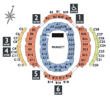 Stockholm Globe Arena Seating Chart