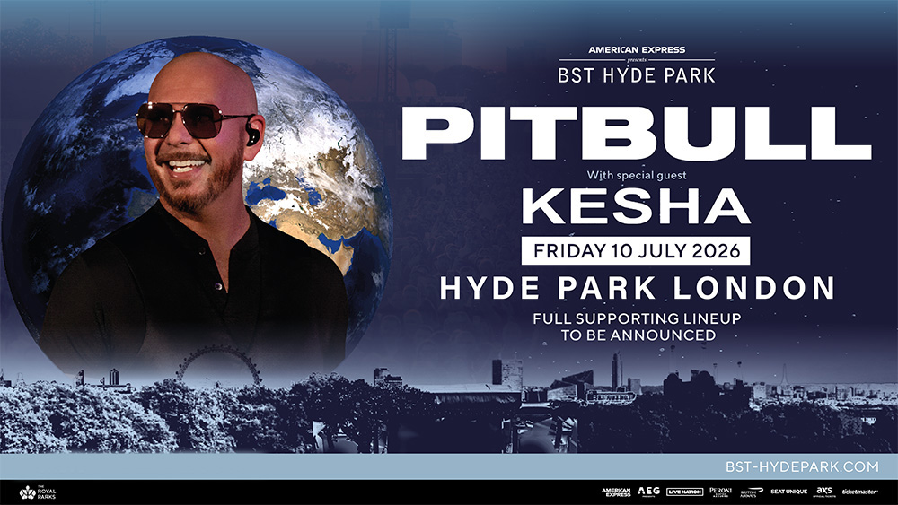 Pitbull BST Hyde Park 10 July 2026