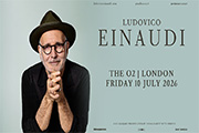 Ludovico Einaudi UK Tour Dates 2026 London The O2 Arena