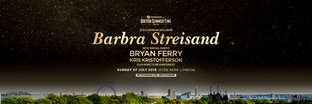 Barbra Streisand BST Hyde Park London 2019 Barbra Streisand BST London 2019