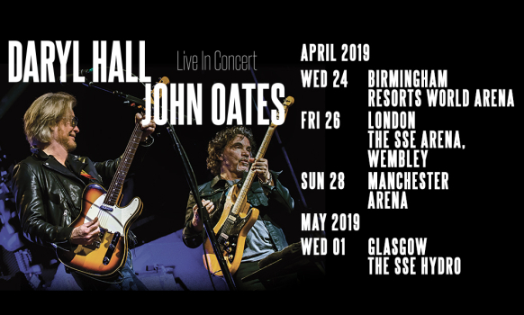 Daryll Hall and John Oates UK Tour 2019 Official Ticket Experience Daryll Hall and John Oates UK Tour 2019 Official Tickets
