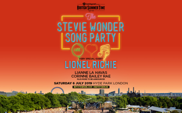 Stevie Wonder BST London Hyde Park 06 July 2019 Stevie Wonder BST London Hyde Park 06 July 2019