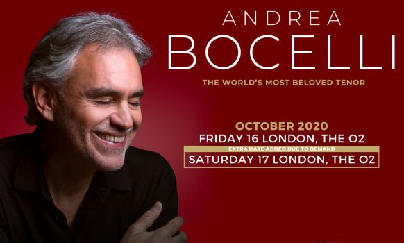 Andrea Bocelli The O2 Arena London 2020 Andrea Bocelli The O2 Arena London 2020