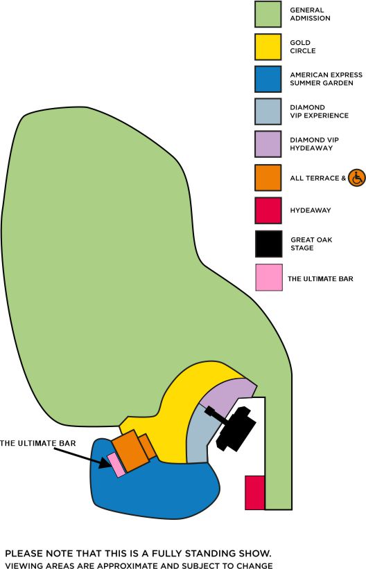 Hyde Park Seating Chart