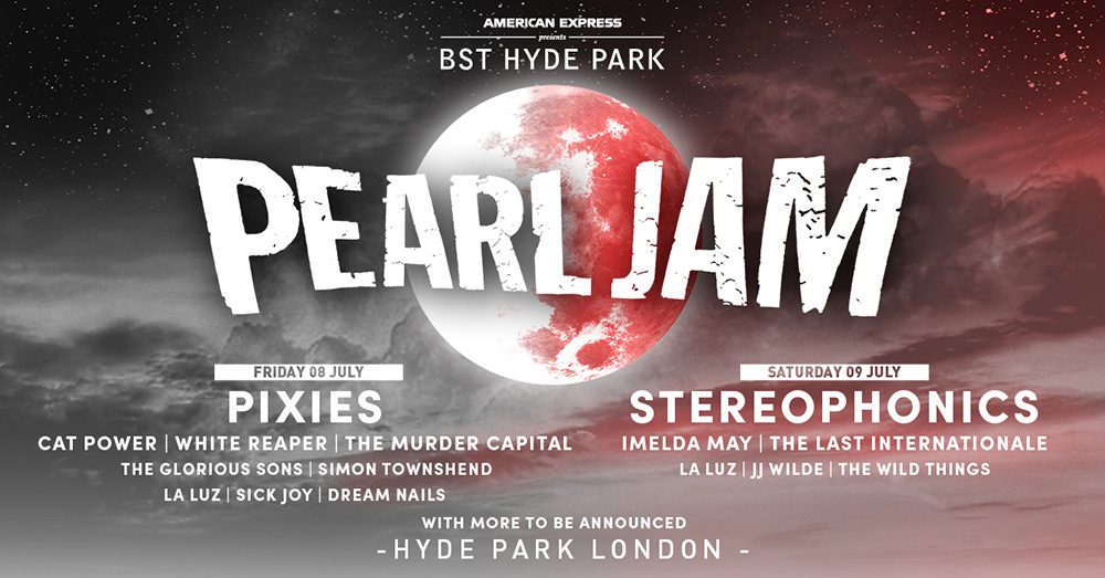 Pearl Jam BST London Hyde Park 2022