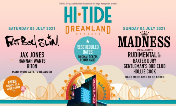 Hi tide Festival Dreamland Margate 2021