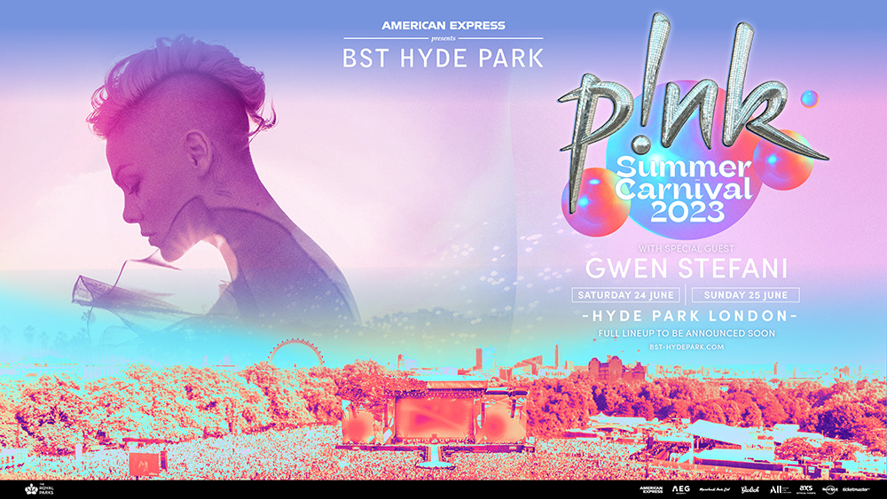 P!NK BST London Hyde Park 2023