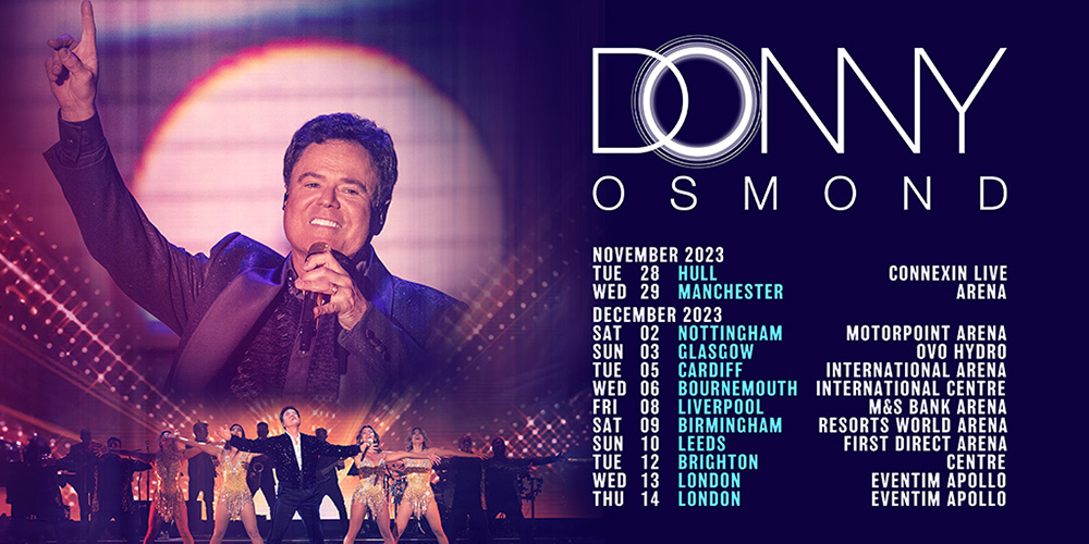 Donny Osmond UK Tour Dates 2023