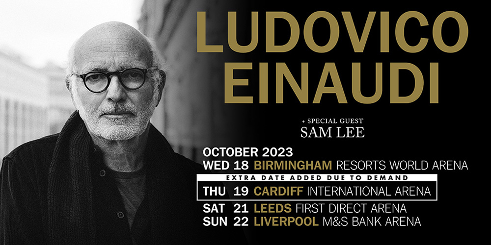 Ludovico Einaudi UK Tour 2023 Ludovico Einaudi UK Tour 2023
