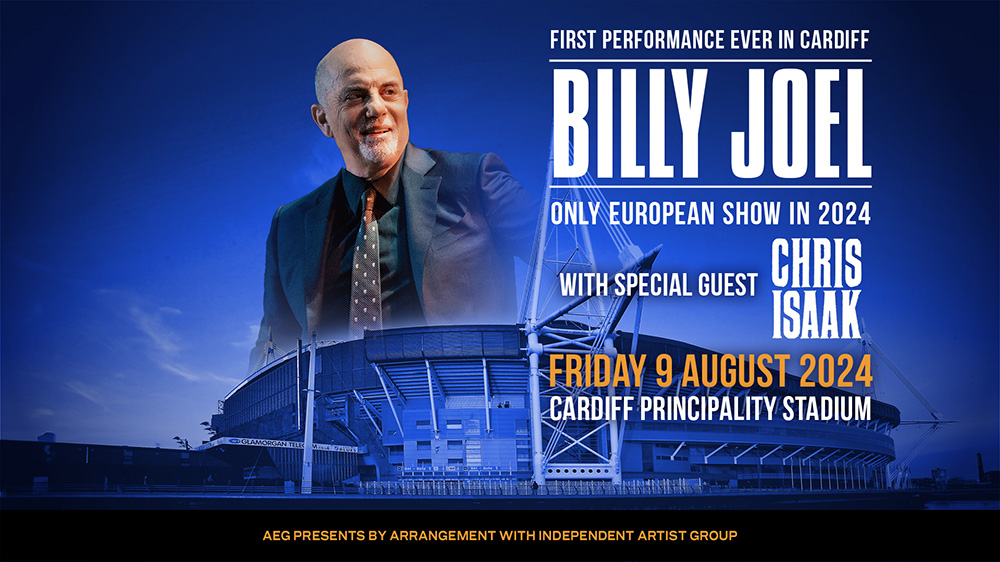 Bily Joel Cardiff Principality Stadium 09 Aug 2024