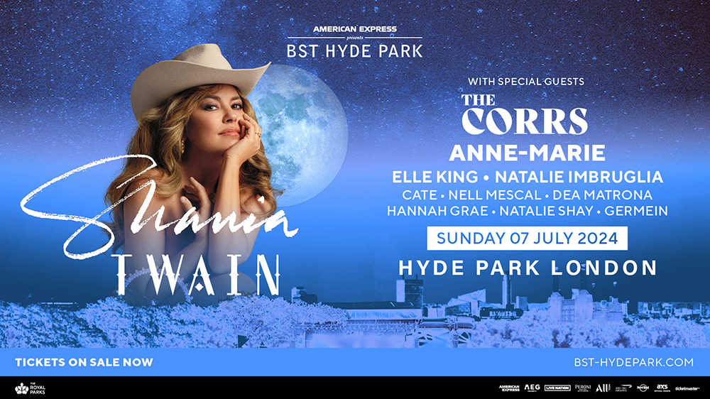 Shania Twain Tickets BST London Hyde Park