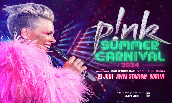 P!NK Dublin 21 June 2024 - VIP Tickets
