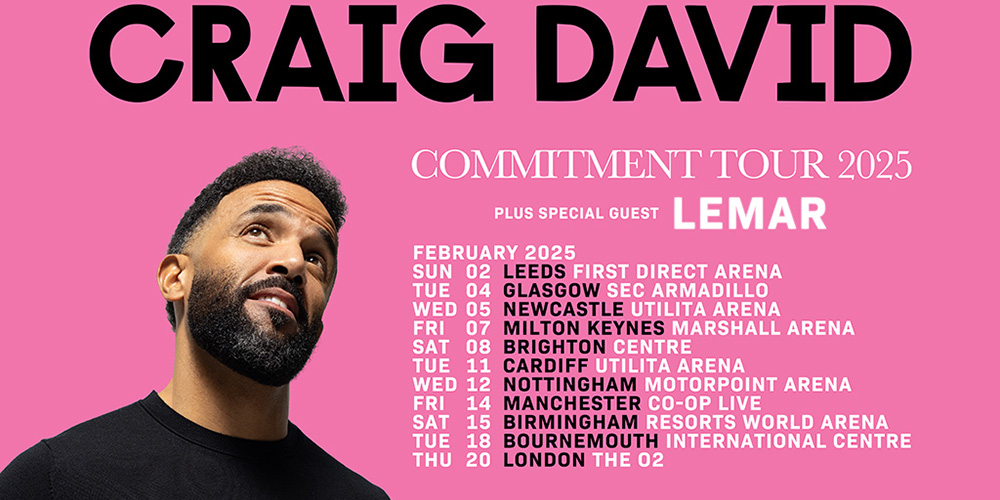 Craig David Tickets Commitment Tour 2025