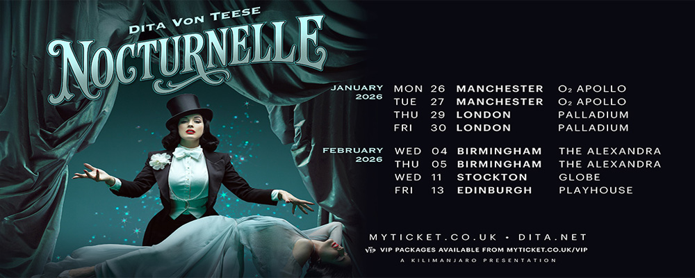 Diat Von Teese - UK Tour Dates 2026 - Official Premium Ticket Experiences