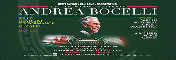 Andrea Bocelli Tickets Cardiff 2027 - Official Premium Ticket Experiences