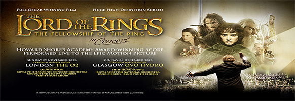 Lord Of The Rings Tickets 2026 London and Glasgow Lord Of The Rings Tickets 2026 London and Glasgow