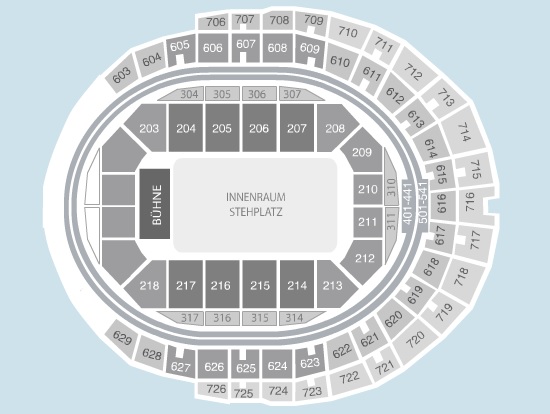 Lanxess Arena Cologne Standing