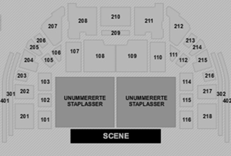 Oslo Spektrum Seating Chart