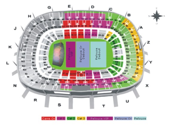 Stade De France Seating Chart