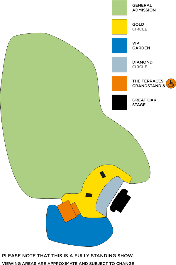 Hyde Park Seating Chart