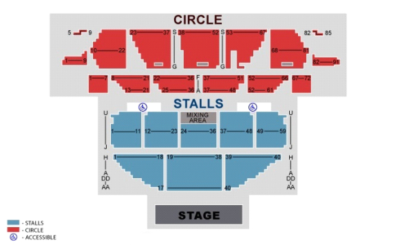 Empire Liverpool Guide To Seating Plan