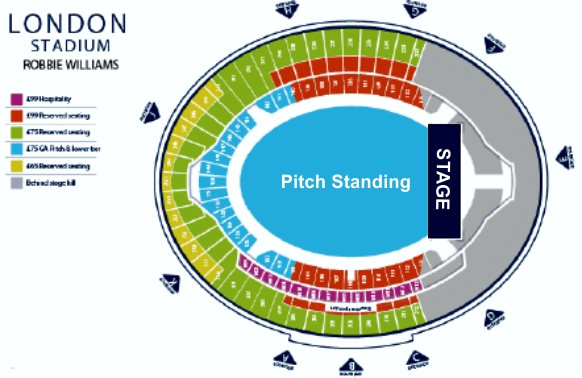 Olympic Park Stadium Seating Plan - Image to u