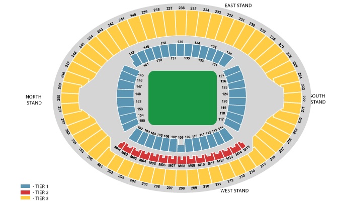 Olympic Stadium Seating Chart Baseball