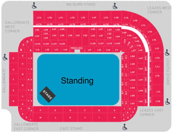 Pk Park Seating Chart