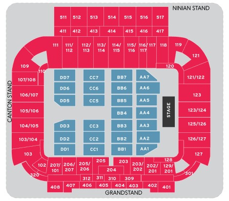 Elton John Vegas Seating Chart