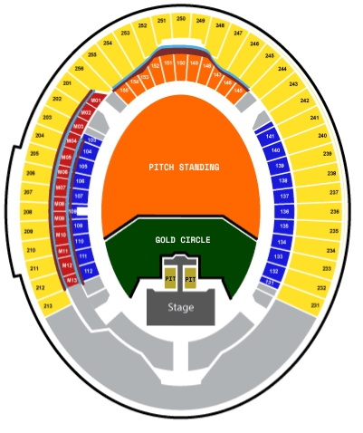 Olympic Stadium London Seating Chart