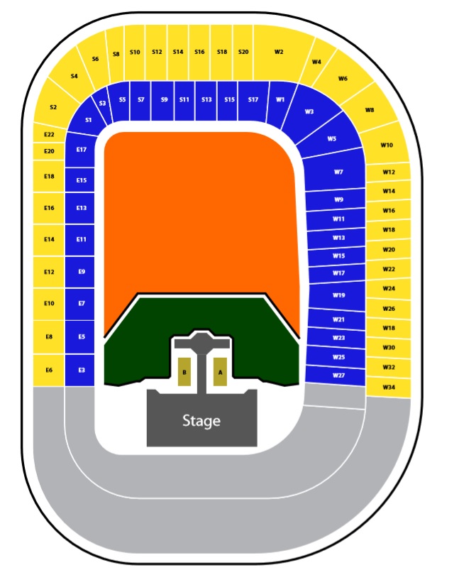 Rolling Stones Seating Chart