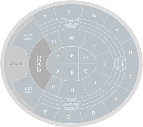 Albert Hall Seating Chart