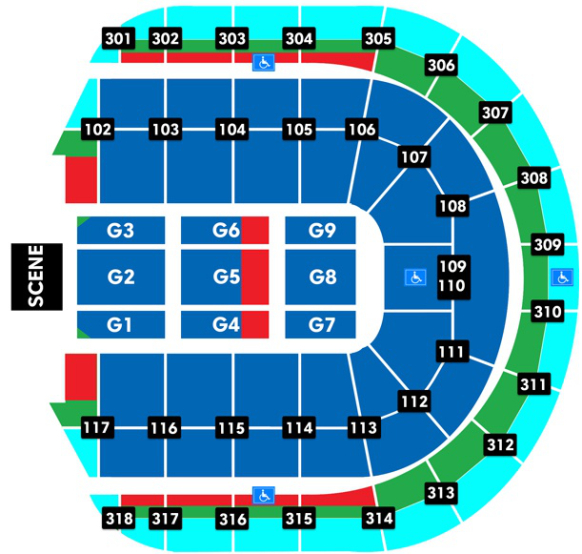 Royal Arena Seating Chart