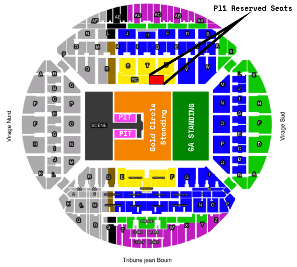 Rolling Stones Seating Chart