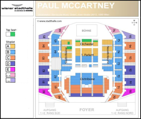 The Pearl Las Vegas Seating Chart